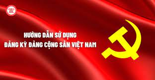 Sử dụng Đảng kỳ Đảng Cộng sản Việt Nam